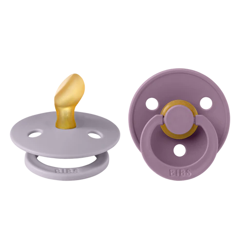 Chupete bibs Colour Anatomical x2 Fossil grey/Mauve