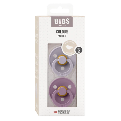 Chupete bibs Colour Anatomical x2 Fossil grey/Mauve