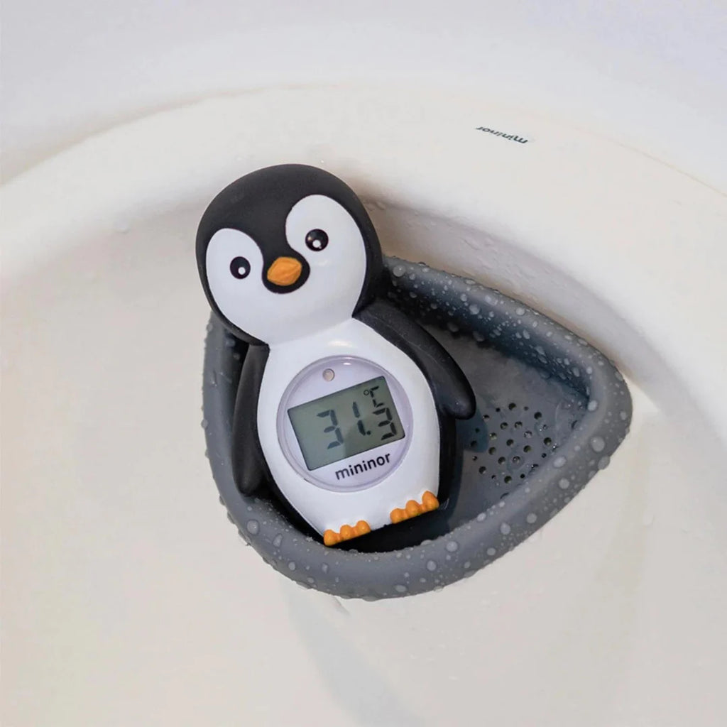 termómetro pingüino