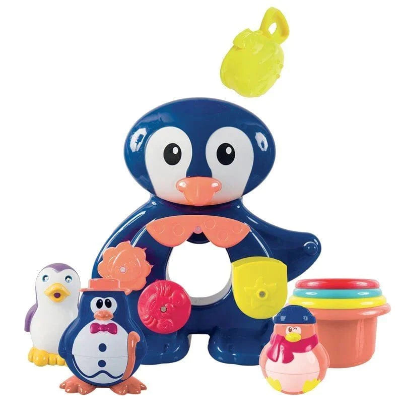 Juego de baño de pingüino