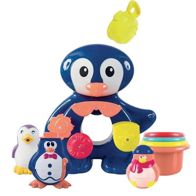 Juego de baño de pingüino