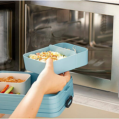 Lonchera Bento grande azul nórdico