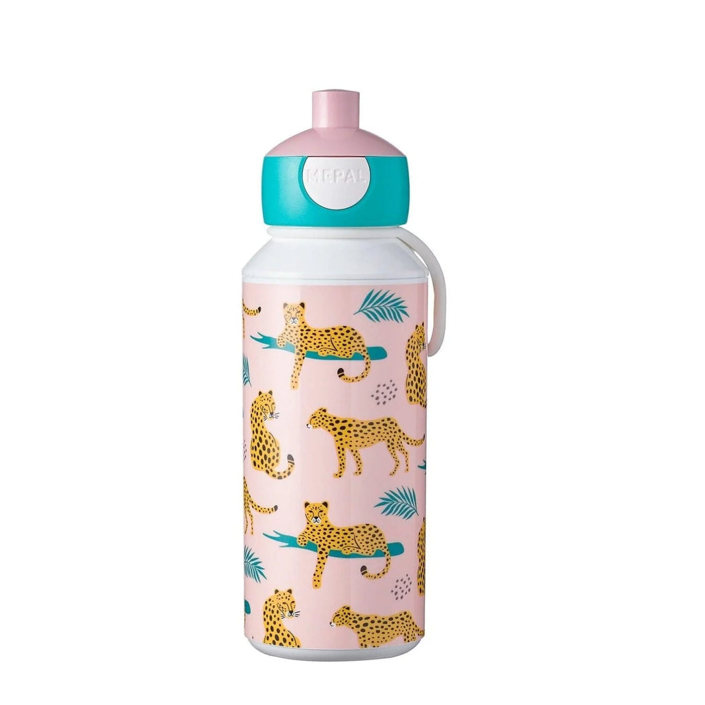 Botella de agua pop up 400 ML Leopardo