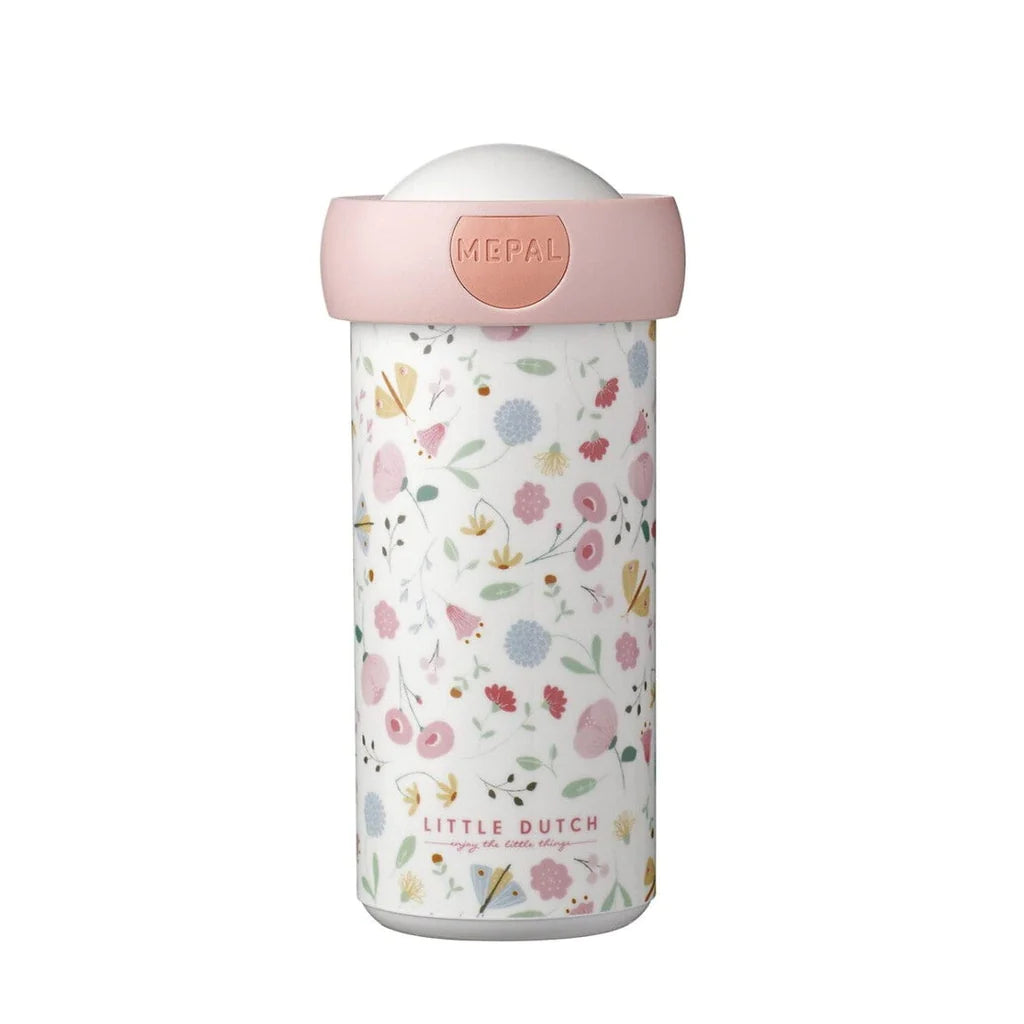 Vaso flores y mariposas 300 ML