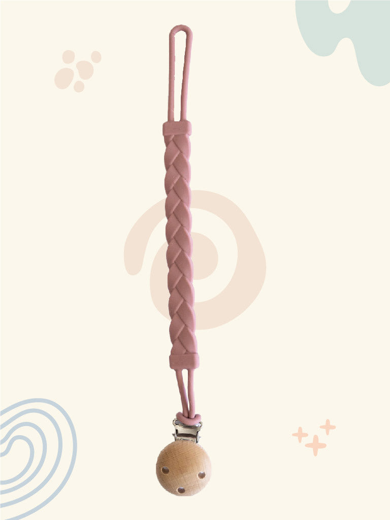 Portachupete Trenza Rosa Viejo