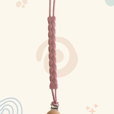 Portachupete Trenza Rosa Viejo