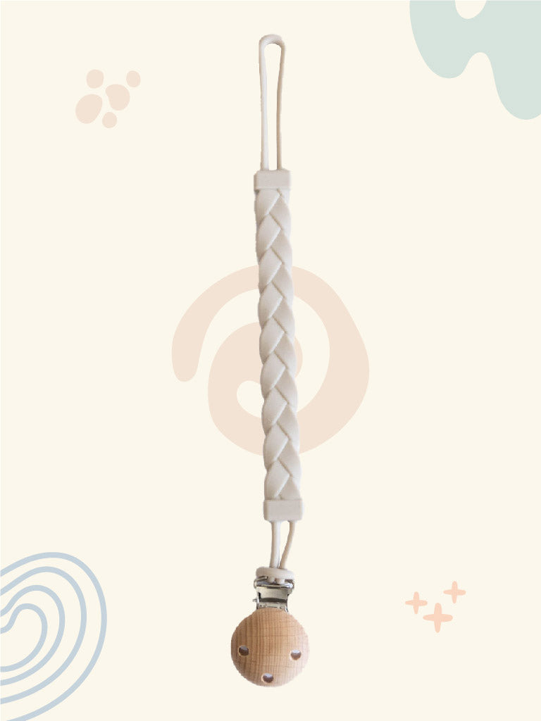 Portachupete Trenza Gris