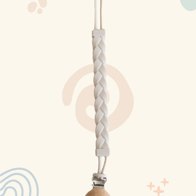 Portachupete Trenza Gris