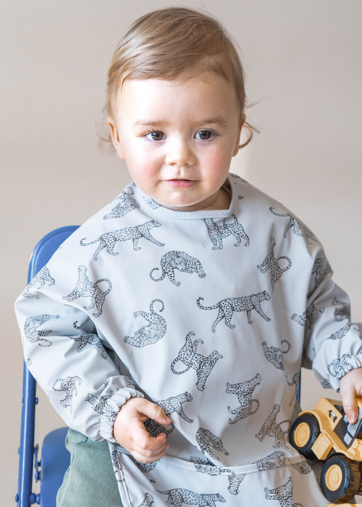 Babero  Gris Cheetah