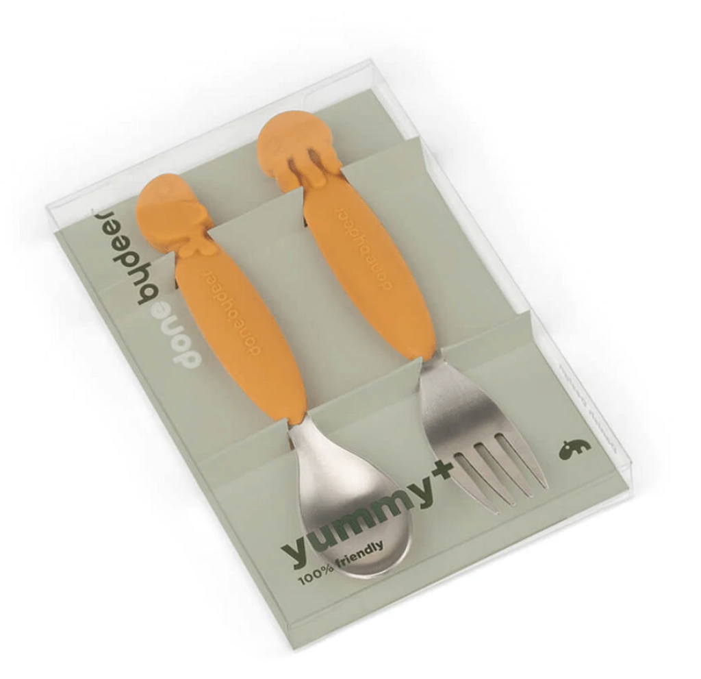 Set cuchara y tenedor Yummy Plus