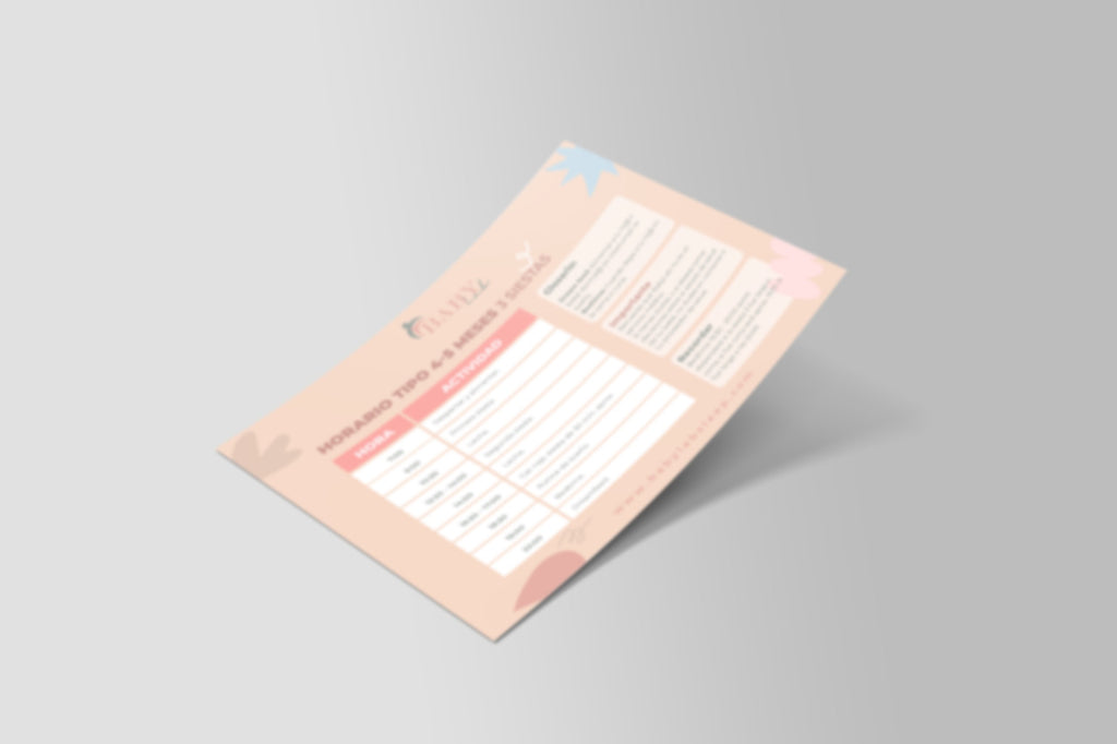 Planner descargable de siestas y rutina Baby Lab.