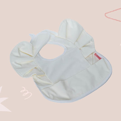 Babero ivory corto Liso