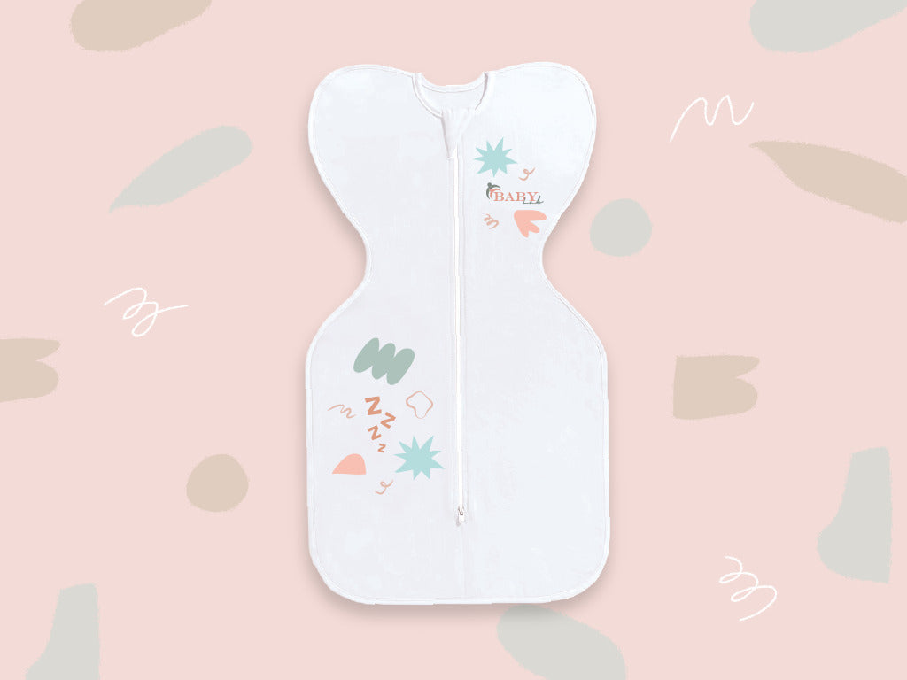 Swaddle arms up (tog 1,0)algodón orgánico (Etapa 1)