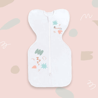 Swaddle arms up (tog 1,0)algodón orgánico (Etapa 1)