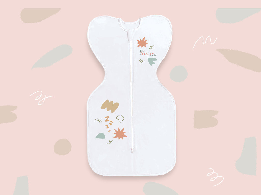 Swaddle arms up (tog 1,0)algodón orgánico (Etapa 1)