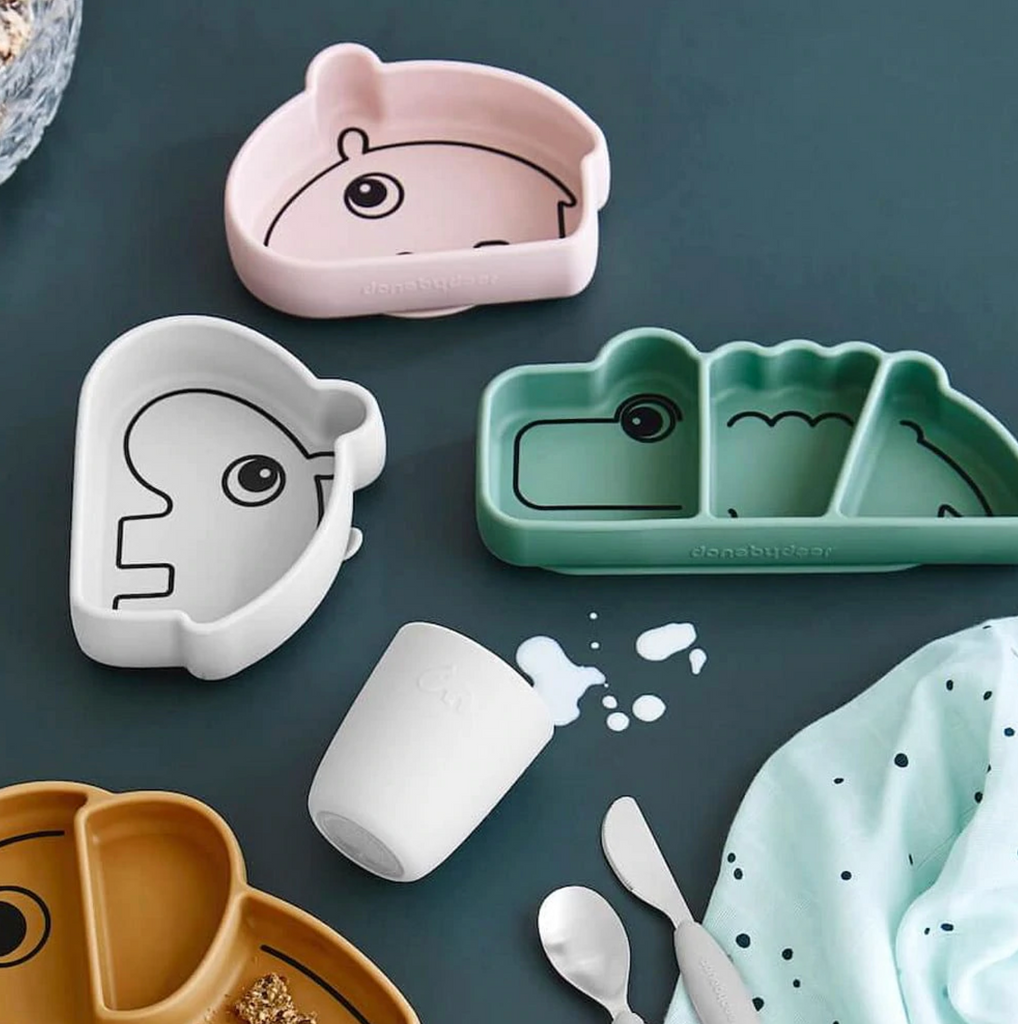 Bowl antideslizante de silicona Ozzo  Rosa