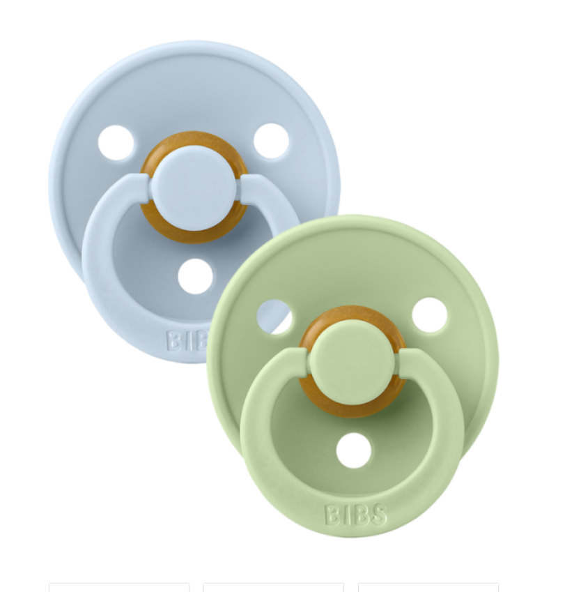 Bibs Baby blue & pistacho